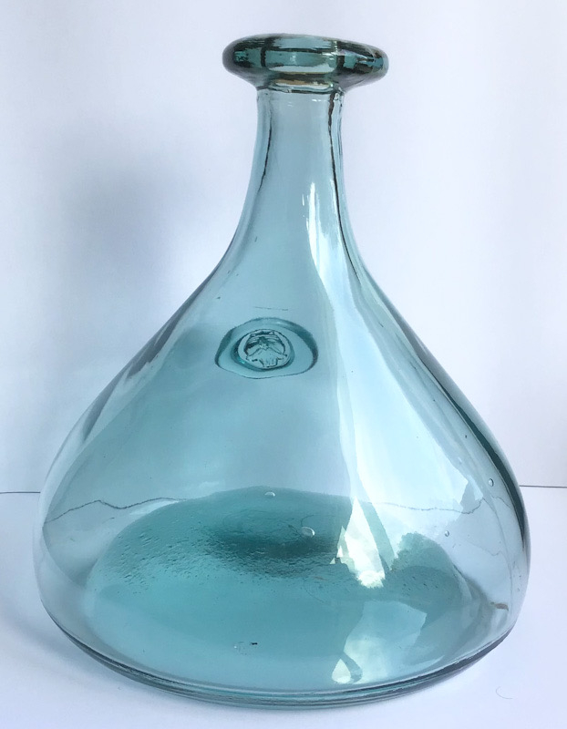 Large circa 1950s Holmegaard glass wine carafe